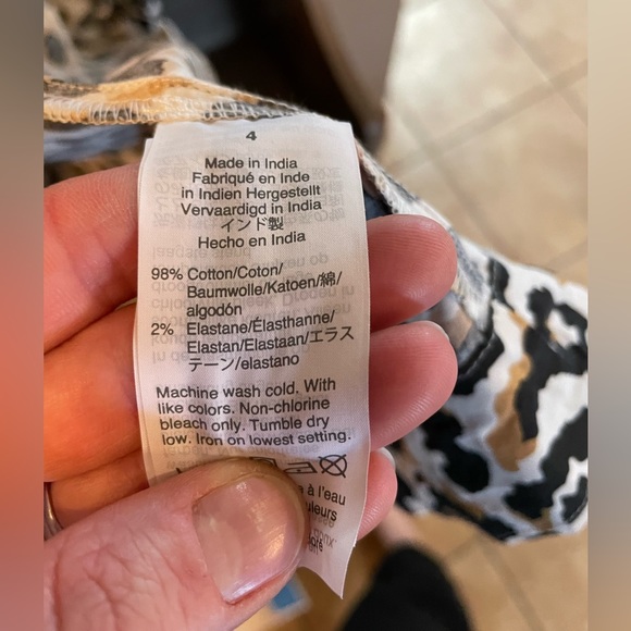 J. Crew leopard print dress size 4 - Picture 3 of 7